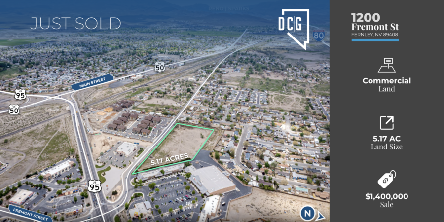 DCG Represents Seller in $1.4M Disposition of Commercial Land in Fernley